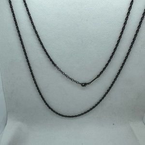 Kendra Scott Gunmetal Chain